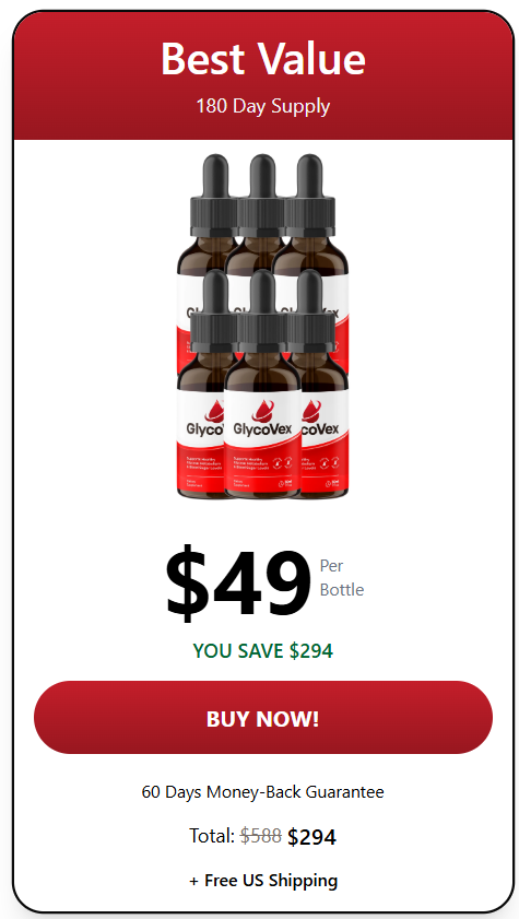 GlycoVex 6 bottle Price